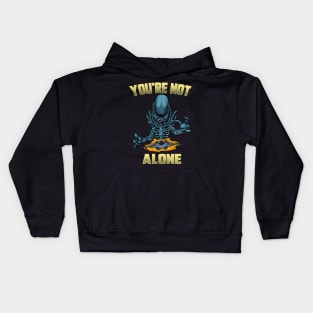 You Are Not Alone Artwork Kids Hoodie